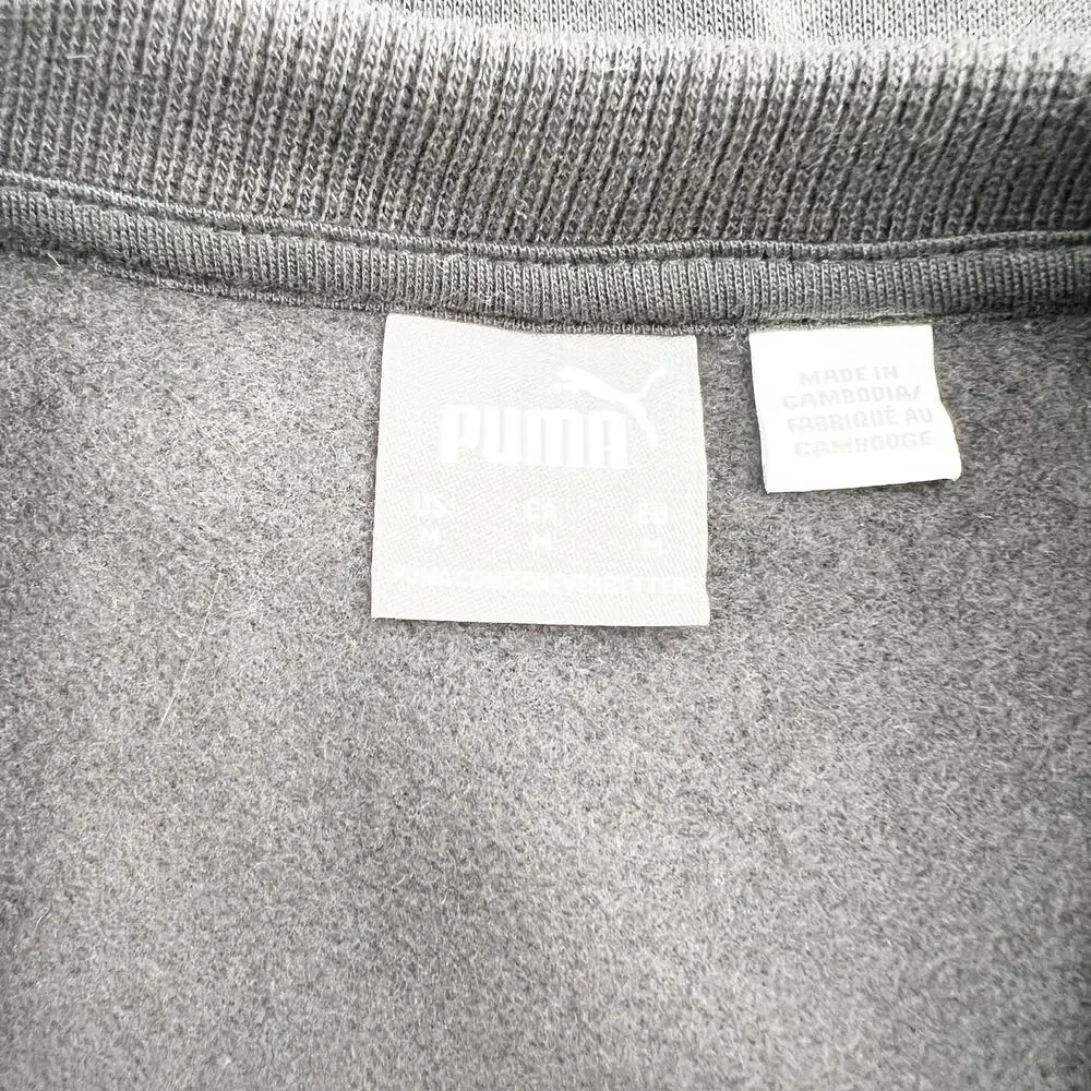 Puma Black Pullover Crewneck Sweatshirt M‎